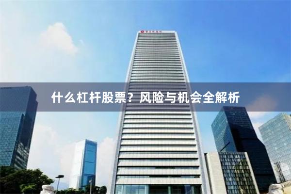 什么杠杆股票？风险与机会全解析